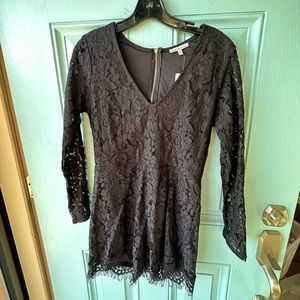 Black Lacy Romper